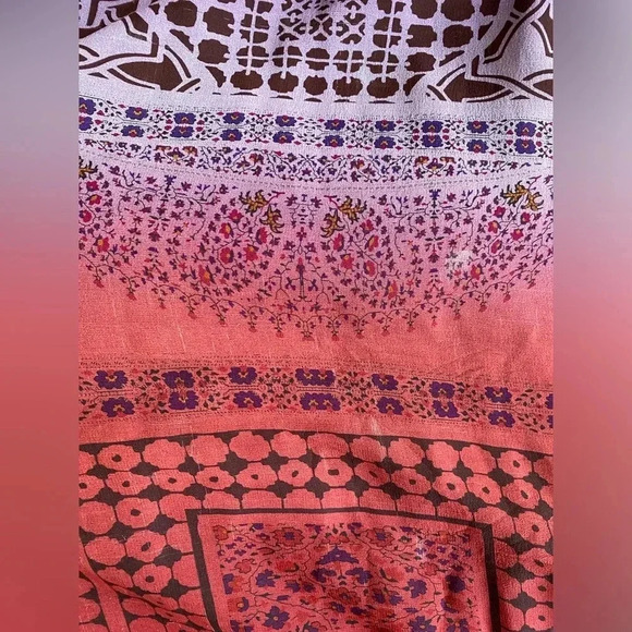 Diane Von Furstenberg Dress Women’s 4 Silk Tanaka Tunic Tapestry - Picture 10 of 11